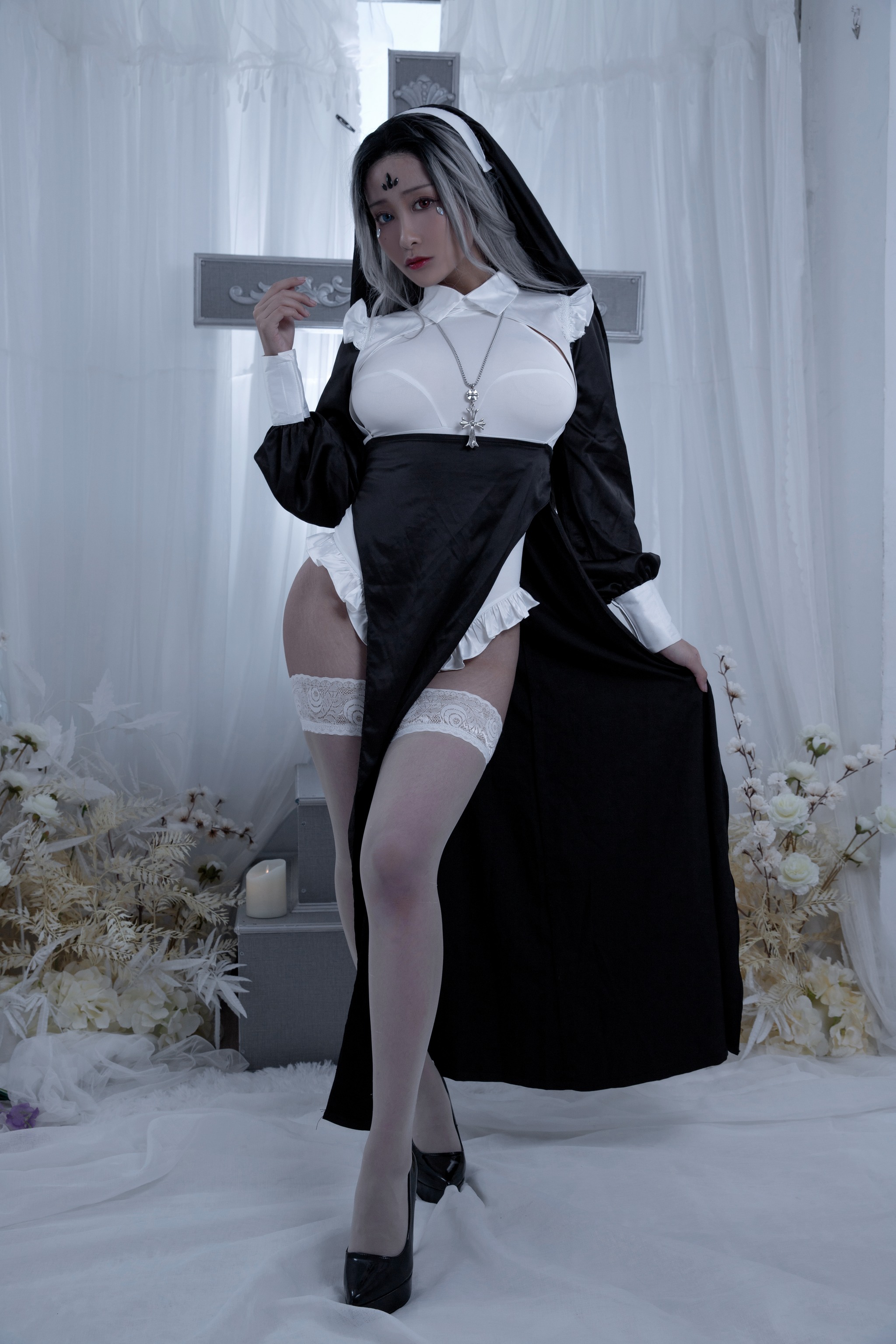 图片[1]-洛璃 LoLiSAMA – NO.025 修女服[62P]-XikXak